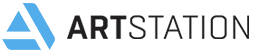 Het Artstation logo.
